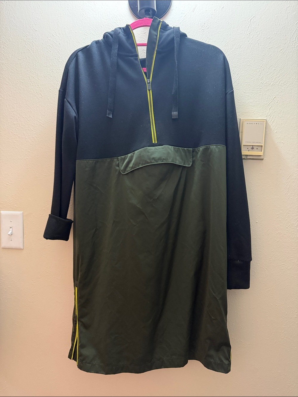 Athleta Black and Olive Dress